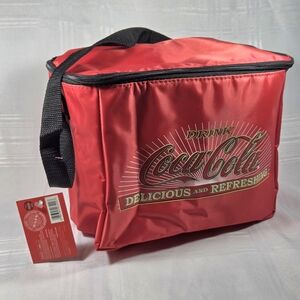 Drink Coca-Cola Delicious Coke Insulated Cooler Bag Holds 12 Cans Lunch Picnic